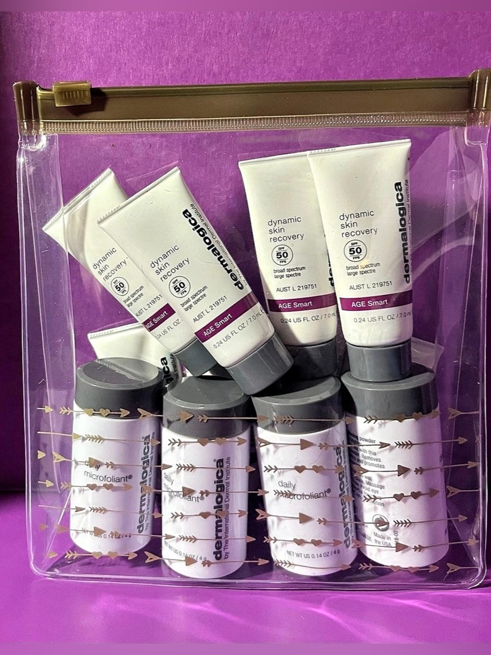 Dermalogica Dynamic Skin Recovery SPF 50 Travel Size and Daily Microfoliant